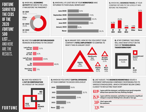 Fortune 500 CEOs Survey results