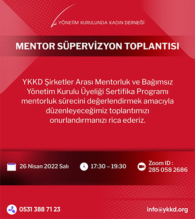 Mentor Süpervizyon Toplantısı