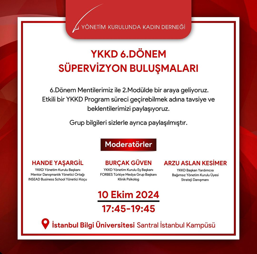 6.Dönem Menti Süpervizyon Buluşmaları 