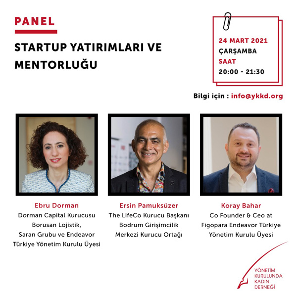 STARTUP YATIRIMLARI VE MENTORLUĞU