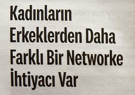 Kadınların Erkeklerden Daha Farklı Bir Networke İhtiyacı Var