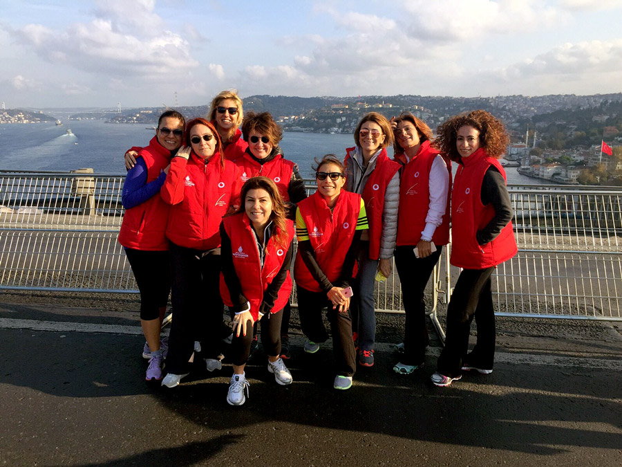 YKKD Mentileri Vodafone Avrasya Maratonu 2015 ‘de