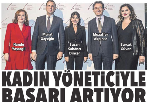KADIN YÖNETİCİYLE BAŞARI ARTIYOR