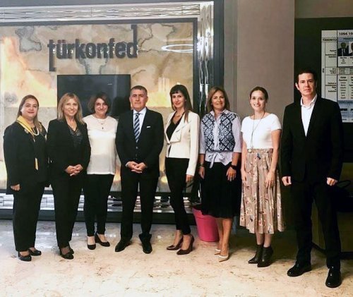 Türkonfed Başkanı Orhan Turan ve YK Üyesi Nur Ger Ziyareti